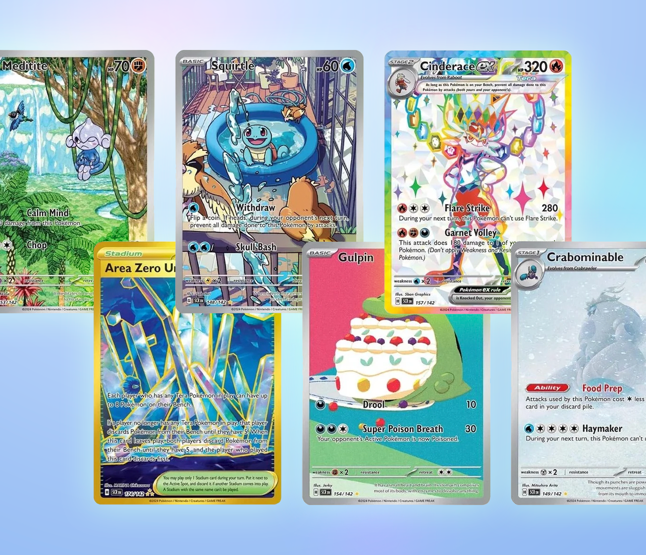 pokemon stellar crown rare cards Galvantula ex Pokemon Stellar Crown Special Illustration Rare #168 PSA 9