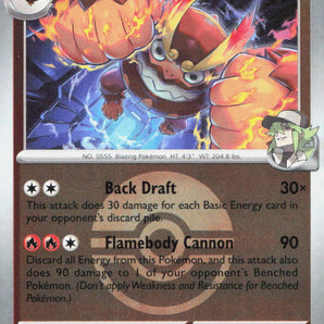 Ascended Heroes: 033/217 N's Darmanitan (Poke Ball) Reverse Holo