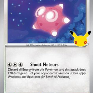 Minior 124/128 - Holofoil ME 30th Celebration - Common