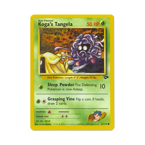Gym Challenge Unlimited: 081/132 Koga's Tangela