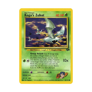 Gym Challenge Unlimited: 083/132 Koga's Zubat