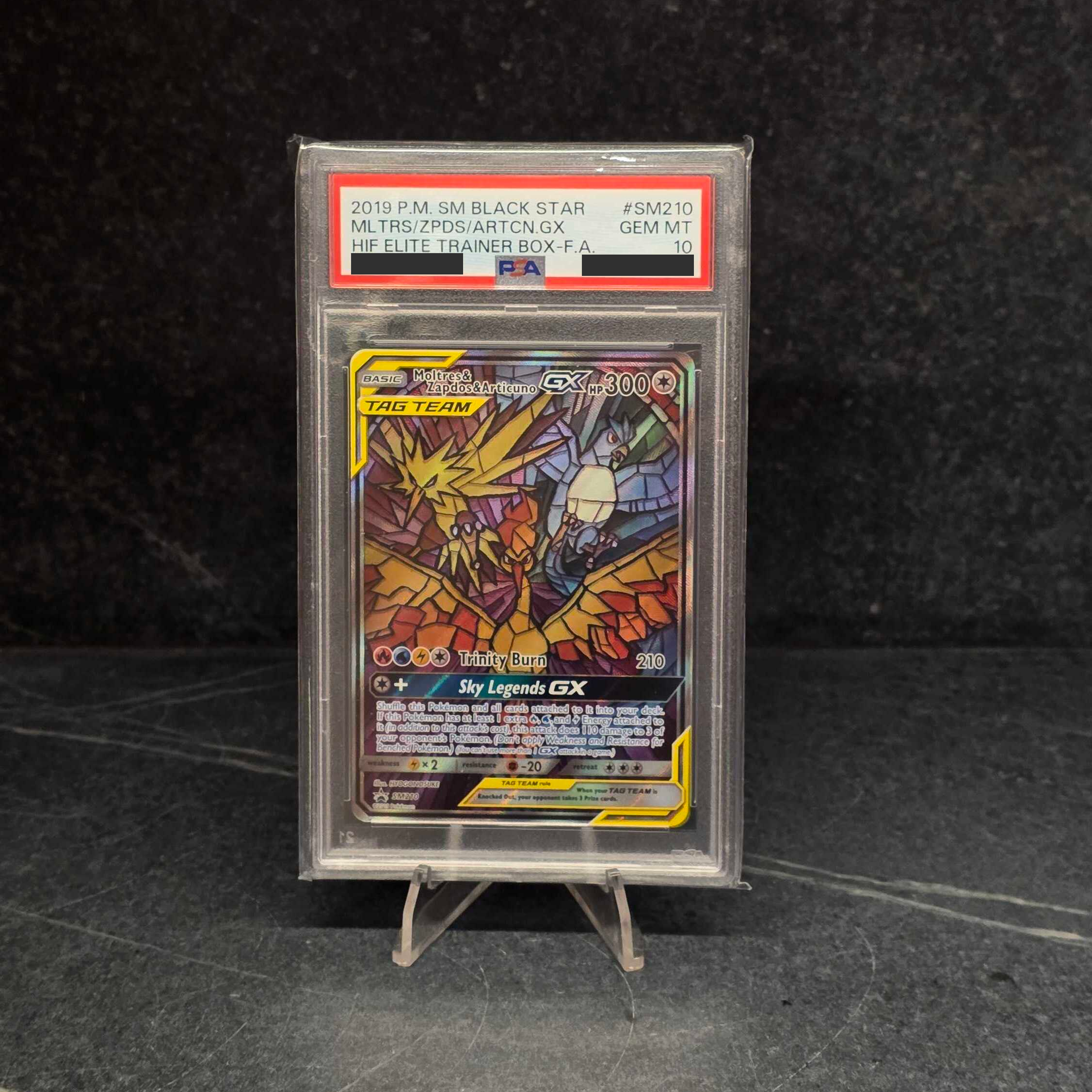 Moltres, Zapdos & Articuno GX (SM210 Promo) - PSA 10 – The Poke Court