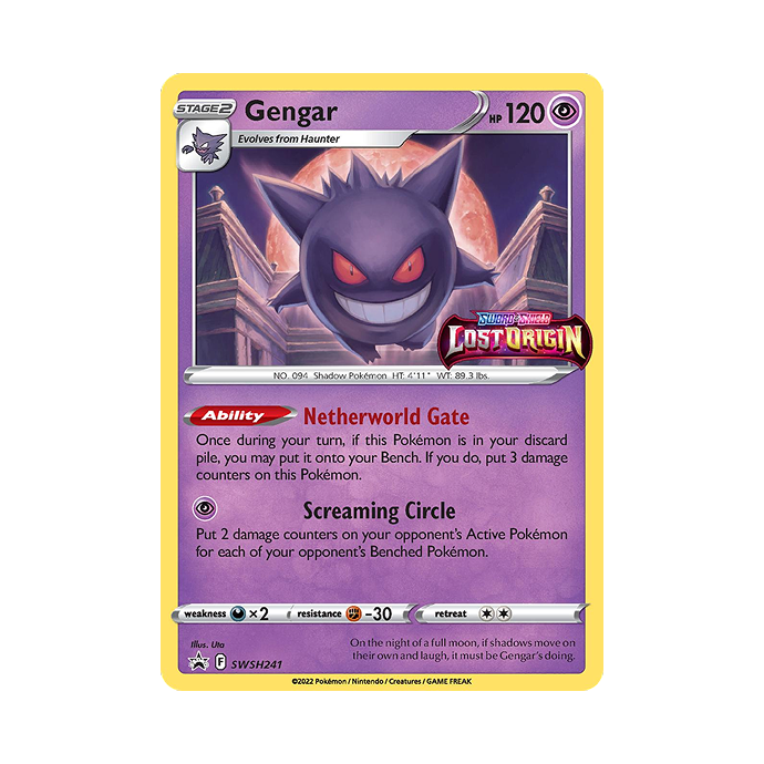 gengar pokemon card lost origin Lost Origin: Promo Card
