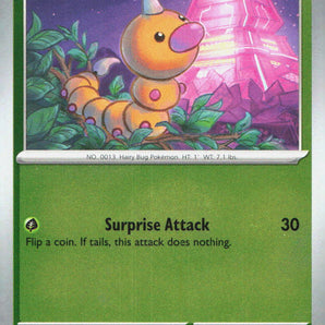 Chaos Rising: 001/086 Weedle Reverse Holo
