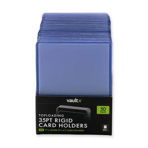 Vault X: Seamless Rigid Toploaders (50ct)
