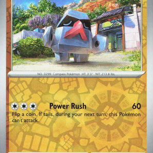Twilight Masquerade: 101/167 Nosepass Reverse Holo