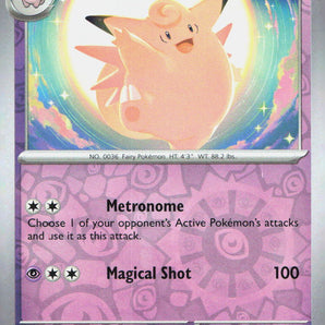 Twilight Masquerade: 079/167 Clefable Reverse Holo