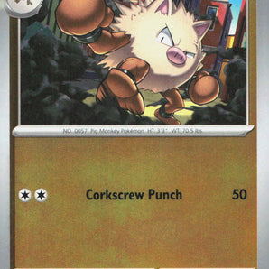 Pitch Black: 043/084 Primeape Reverse Holo