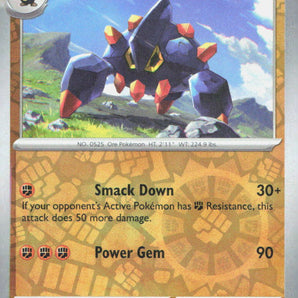White Flare: 047/086 Boldore Reverse Holo