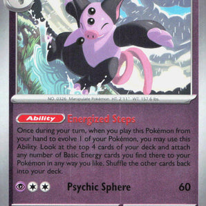 Mega Evolution: 063/132 Grumpig Reverse Holo