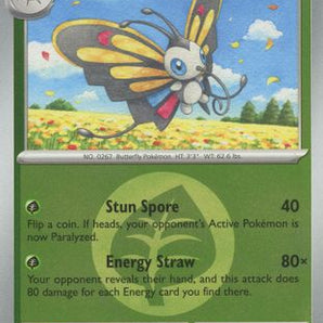 Beautifly (Energy Symbol Pattern) 013/217  - Reverse Holofoil ME Ascended Heroes - Uncommon