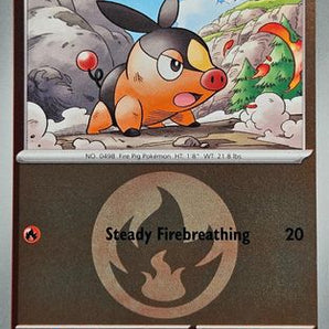 Tepig (Energy Symbol Pattern) 029  - Reverse Holofoil ME Ascended Heroes - Common