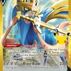Zacian V 138/202  - Holofoil ME 30th Celebration Classic Collection - Classic Collection