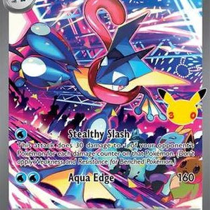 Greninja ex 148/128  - Holofoil ME 30th Celebration - Special Illustration Rare