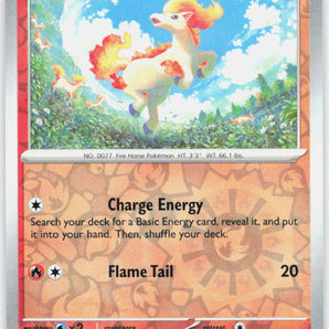 Temporal Forces: 026/162 Ponyta Reverse Holo