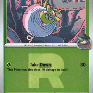 Ascended Heroes: 018/217 Team Rocket's Tarountula (Team Rocket) Reverse Holo