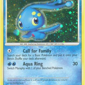 Manaphy 009  - Holofoil Diamond and Pearl - Holo Rare