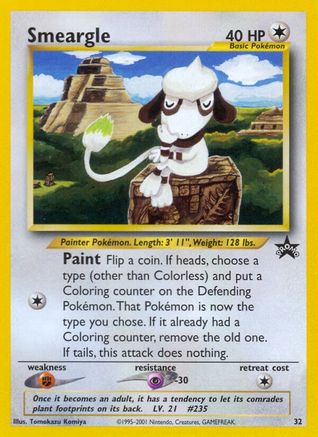 Smarge Smeargle 032 WoTC Promo - Promo – The Trainer Court