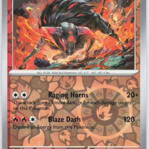 Paldea Evolved: 028/193 Paldean Tauros Reverse Holo
