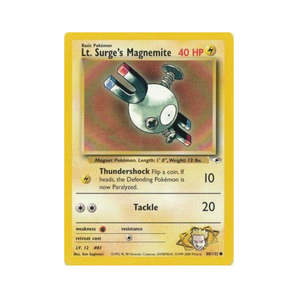 Gym Heroes Unlimited: 080/132 Lt. Surge's Magnemite