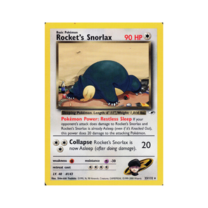 Gym Heroes Unlimited: 033/132 Rocket's Snorlax