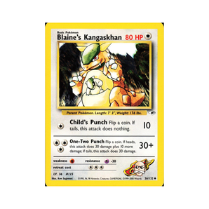 Gym Heroes Unlimited: 036/132 Blaine's Kangaskhan