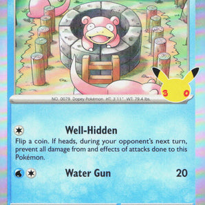 30th Celebration: 016/128 Slowpoke Holo