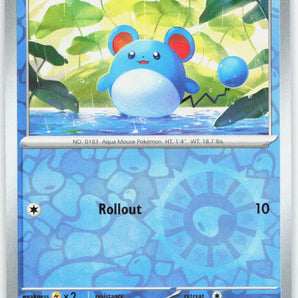Stellar Crown: 033/142 Marill Reverse Holo