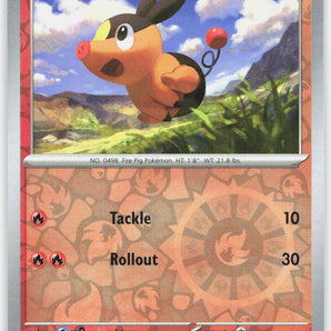 White Flare: 011/086 Tepig Reverse Holo