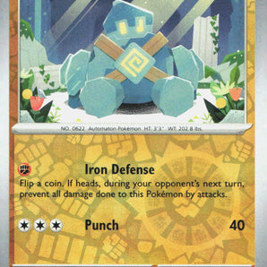 Temporal Forces: 087/162 Golett Reverse Holo