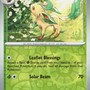 Prismatic Evolutions: 005/131 Leafeon Reverse Holo