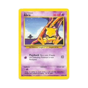 Base Set Unlimited: 043/102 Abra