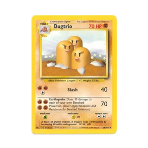 Base Set Unlimited: 019/102 Dugtrio