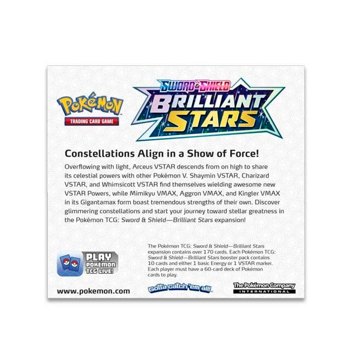 Brilliant Stars: Booster Box  The Trainer Court