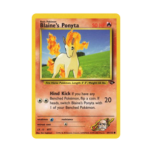 Gym Challenge Unlimited: 064/132 Blaine's Ponyta