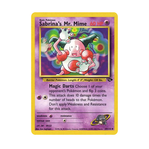Gym Challenge Unlimited: 059/132 Sabrina's Mr. Mime