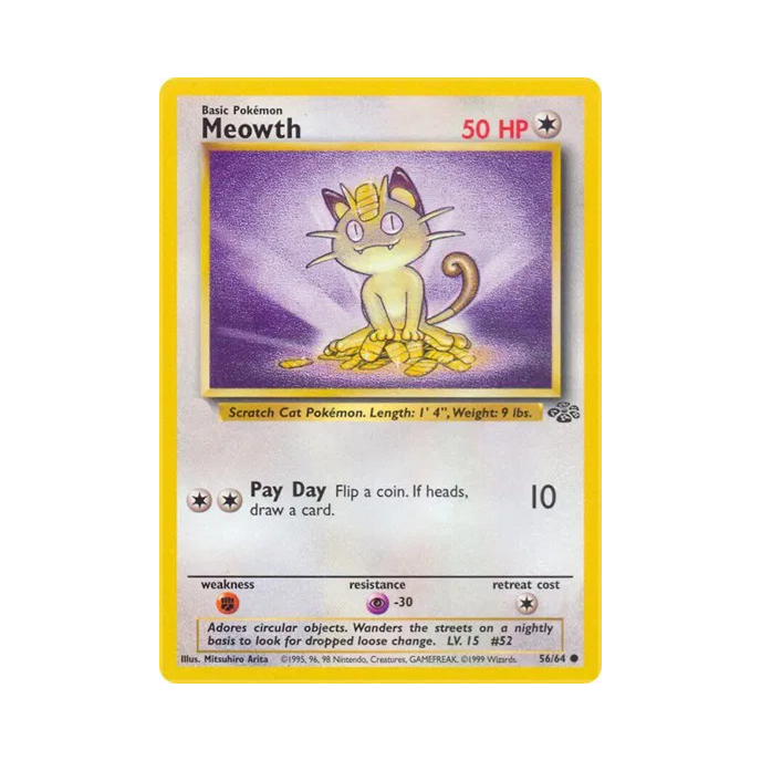 pokemon jungle unlimited card prices Goldeen - 53/64 Common 1999/2000 this set was making waves with Snorlax and Jolteon leading the pack as far as rarity The Most Valuable Cards in