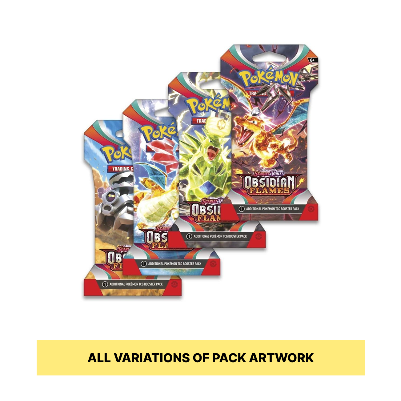 Obsidian Flames: Sleeved Booster Pack The Trainer Court Obsidian Flames: Sleeved Booster Pack The Trainer Court
