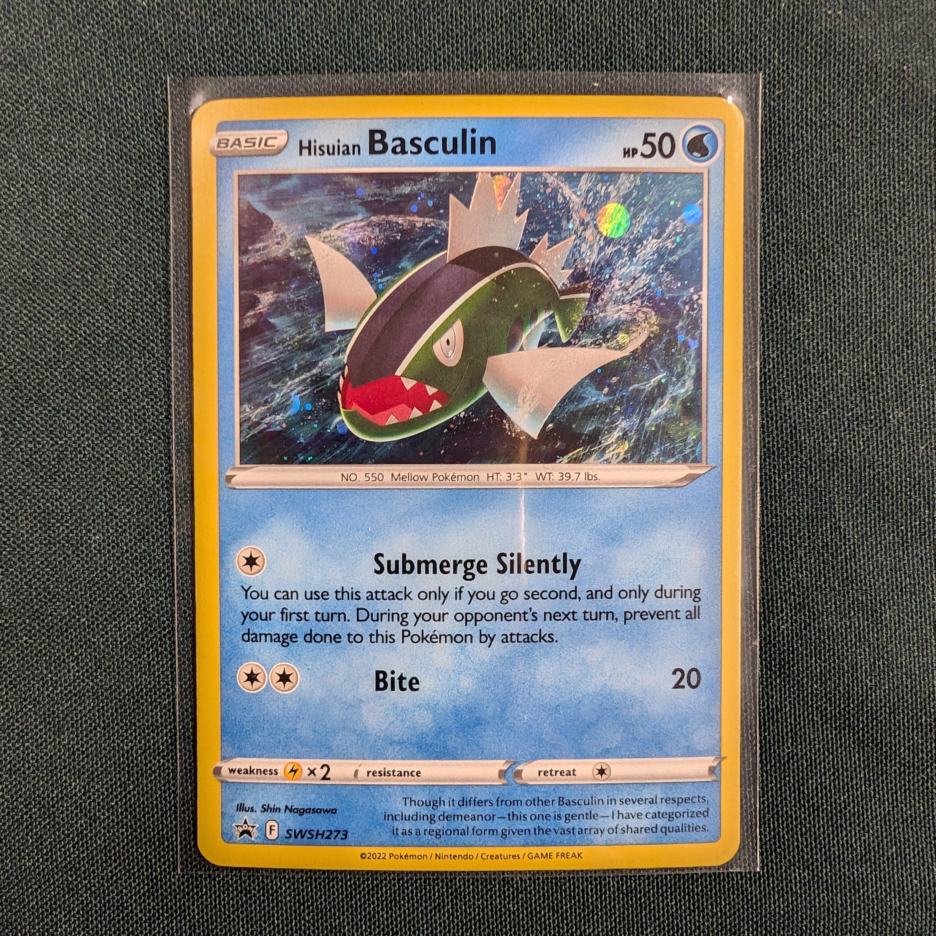 Basculin Merch Silver Tempest: Promo Card - Hisuian Basculin – The Trainer Court