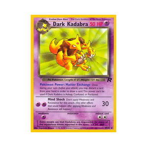Team Rocket Unlimited: 39/82 Dark Kadabra