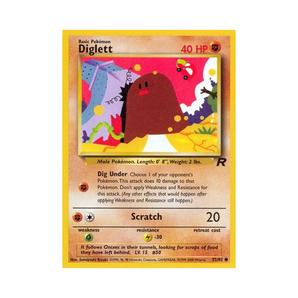 Team Rocket Unlimited: 52/82 Diglett